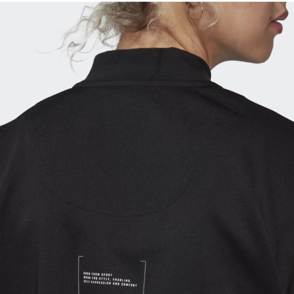 Brand New Adidas CROPPED TRACK TOP Jacket - Picture 7 of 11